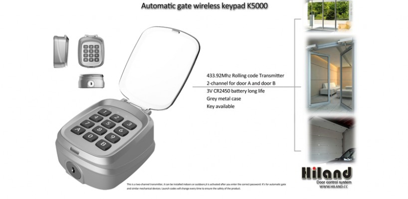 Automatic gate wireless keypad K5000